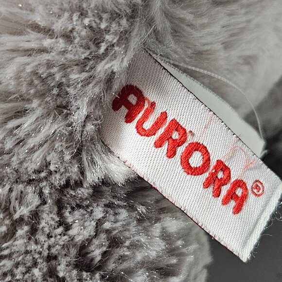 Aurora Elephant 15 inch Plush Gray Floppy Stuffed Animal Toy - Picture 6 of 8